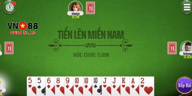 Hướng dẫn chơi game Tiến Lên Miền Nam